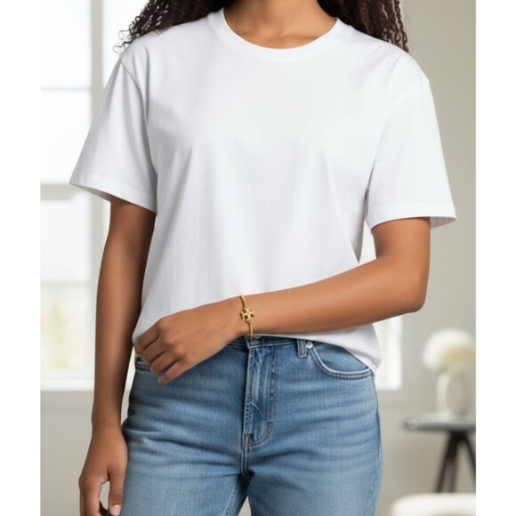 💎 TORY BURCH ELEANOR HINGE CUFF BRACELET - Picture 4 of 5